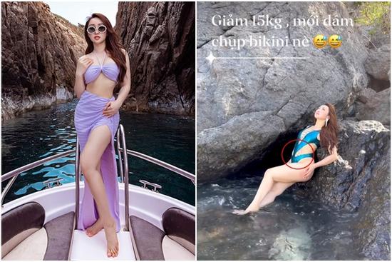 Vợ 3 kém 16 tuổi của Chi Bảo dùng 'tiểu xảo' để trông thon gọn sau sinh