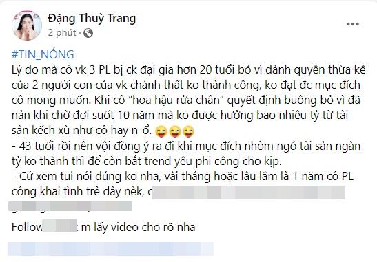 Chị Đặng Thu Thảo nói lý do P.L ly hôn, hé lộ có phi công-2