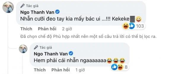 Ngô Thanh Vân lên tiếng khi bị thắc mắc không đeo nhẫn cưới-2