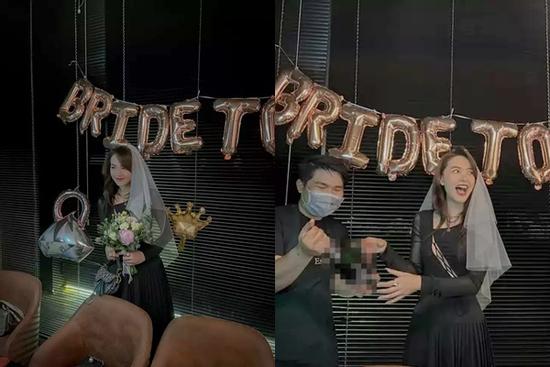 Minh Hằng diện đầm cut-out vòng 1 gợi cảm trong tiệc độc thân