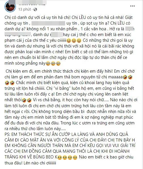 Con gái nhân tình thách Lều Phương Anh: Lập vi bằng luôn đi-4
