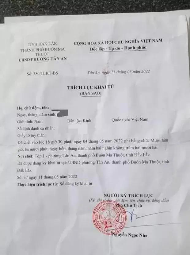 Người chồng lên tiếng vụ mẹ khai tử cho con trai 3 tuổi dù còn sống-3