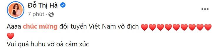 Sao Việt ăn mừng U23 Việt Nam: Nam Thư khô máu sân Mỹ Đình-11