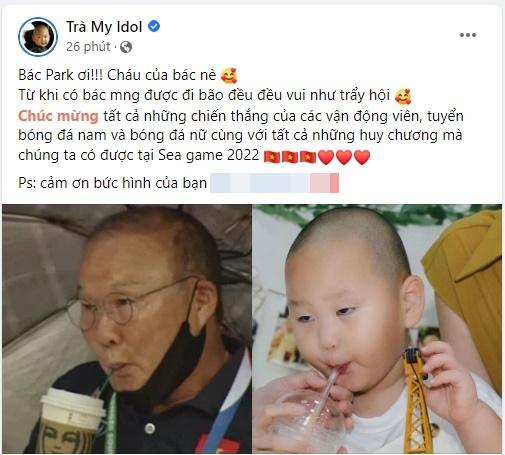 Cổ vũ U23 Việt Nam, Cường Đô La khiến con gái khóc thét-4