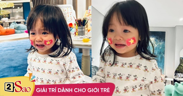 Cheering for U23 Vietnam, Cuong Do La made his daughter cry