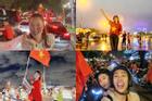 Sao Việt 'đi bão' chúc mừng đội tuyển Việt Nam