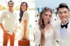 Hà Tăng từng 'đu trend' váy cưới ngắn từ 10 năm trước