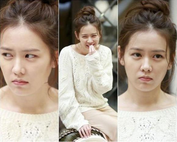 The times Son Ye Jin revealed a photo of her bare face under a normal camera lens-6