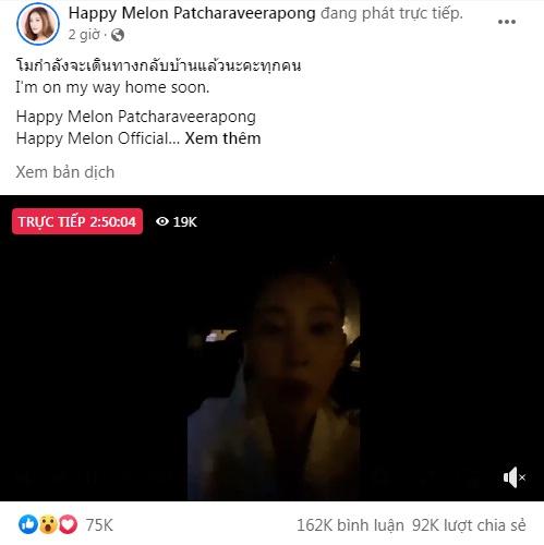 Facebook Tangmo Chiếc Lá Cuốn Bay livestream giữa đêm-3