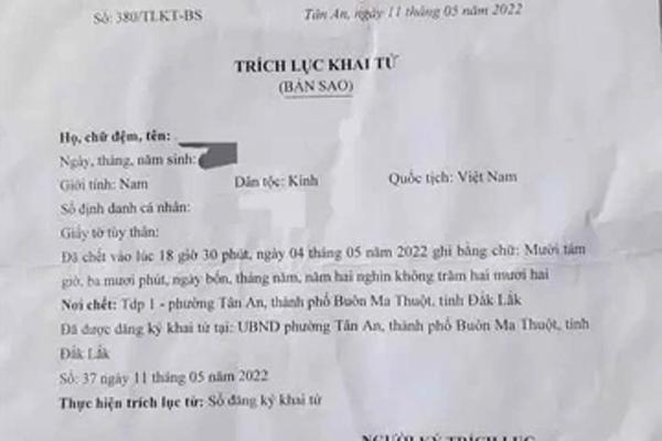 Khai tử con khi còn sống, người mẹ tường trình gì với công an?-3