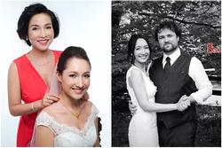 Anna Trương - con gái Mỹ Linh khác biệt hẳn giữa 2 lần mặc váy cưới