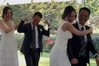 Biểu cảm cực yêu của nhạc sĩ Anh Quân trong hôn lễ Anna Trương