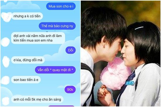 Thanh niên nhịn ăn sáng 20 ngày mua son cho bồ vẫn bị bé 'đá đít'