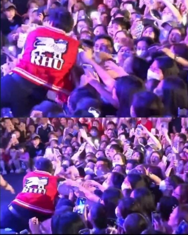 Khán giả giật tay Erik ngã nhào, ai ngờ làm lộ bí mật ca sĩ hát nhép-4