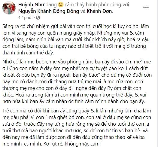 Sao Việt hôm nay 24/5: Vợ Khánh Đơn xúc động vì con riêng của chồng-1