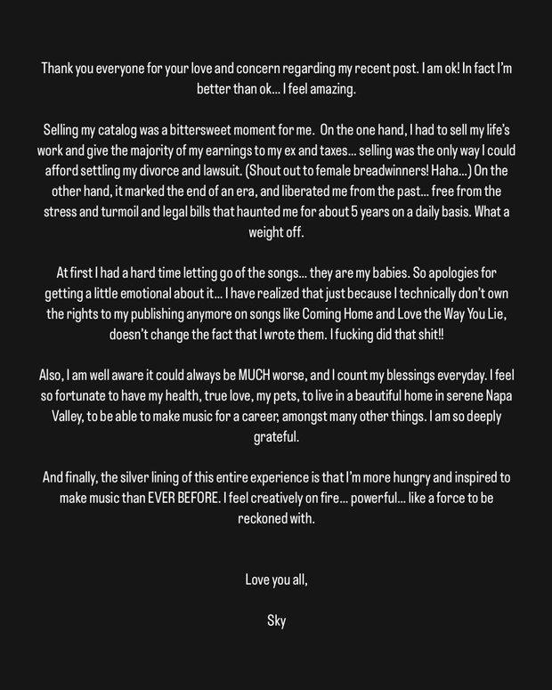 Nữ ca sĩ nổi tiếng phải bán toàn bộ bản quyền ca khúc để đền bù ly hôn-2