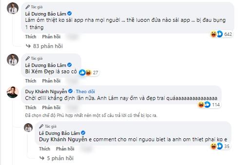 Lê Dương Bảo Lâm nói về chiếc mặt lạ hoắc: Thật, không phải app-5