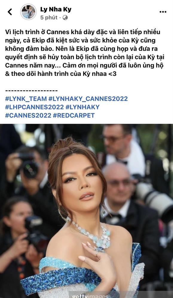 Ly Nha Ky suddenly canceled the entire schedule at Cannes 2022-1