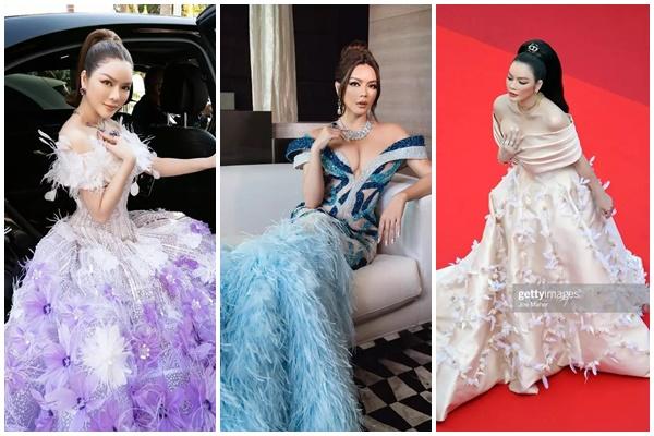 Những bộ đầm Lý Nhã Kỳ đi Cannes không được lên thảm đỏ-10