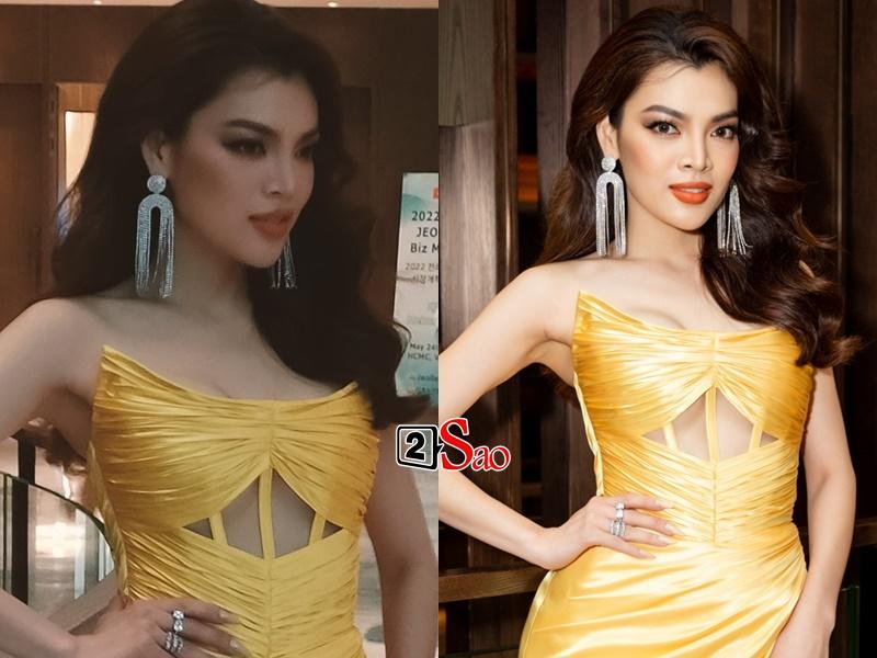 Hoa hậu Trân Đài lộ nhan sắc thật khi dự event Võ Việt Chung-2