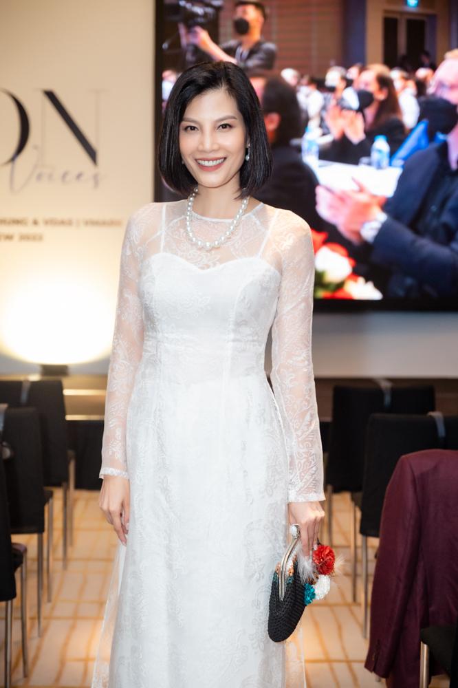 Hoa hậu Trân Đài lộ nhan sắc thật khi dự event Võ Việt Chung-7