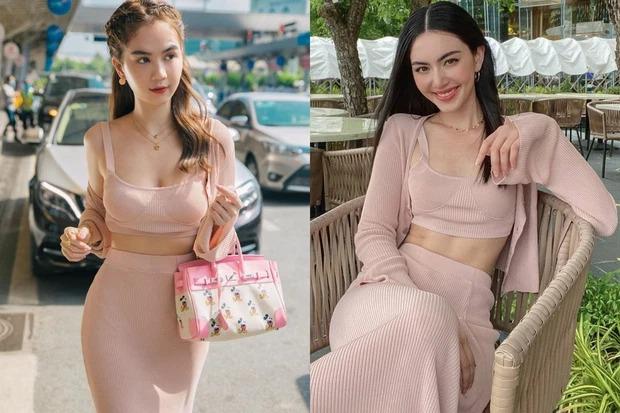 Ngọc Trinh cân đẹp 2 mỹ nhân hot nhất Thái Lan khi đụng hàng-5