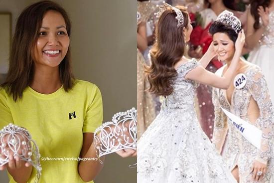 H'Hen Niê khoe 2 vương miện y hệt: Cách nào tìm hàng xịn?