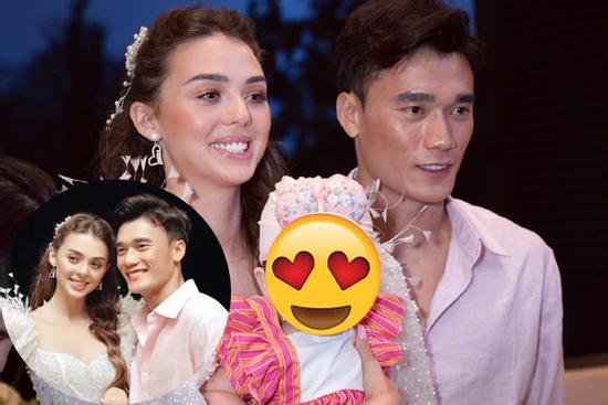 Vợ Bùi Tiến Dũng lộ nhan sắc thật không giống ảnh 'phây'