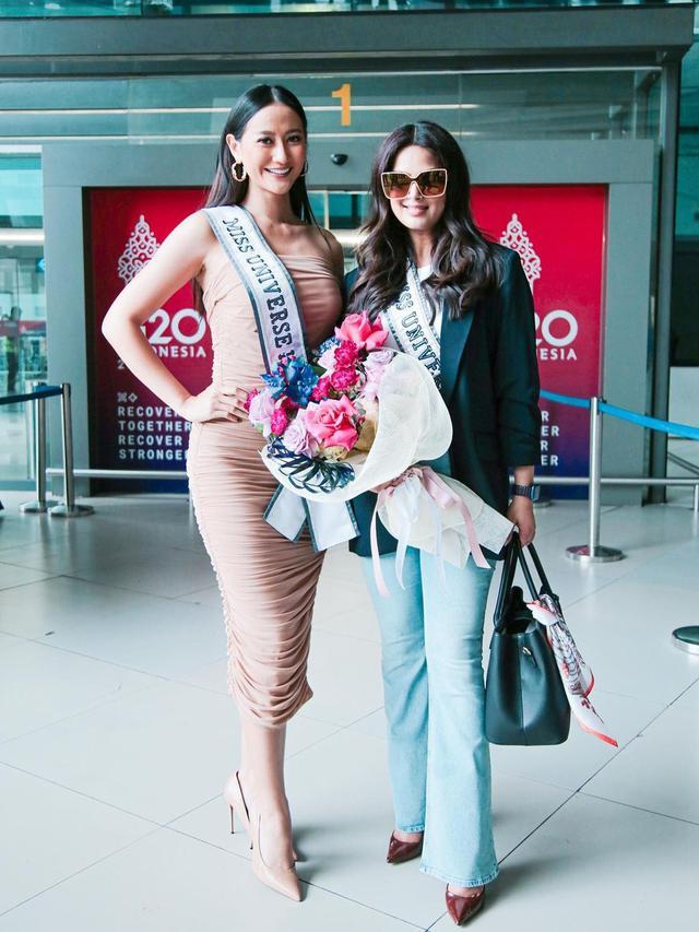 Miss Universe 2021 bị ví như 2 bà cháu bên mỹ nhân Indonesia-2