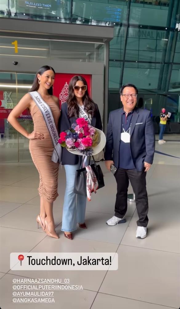 Miss Universe 2021 bị ví như 2 bà cháu bên mỹ nhân Indonesia-3