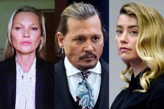 Kate Moss: 'Depp chưa từng đẩy tôi xuống cầu thang như Heard nói'