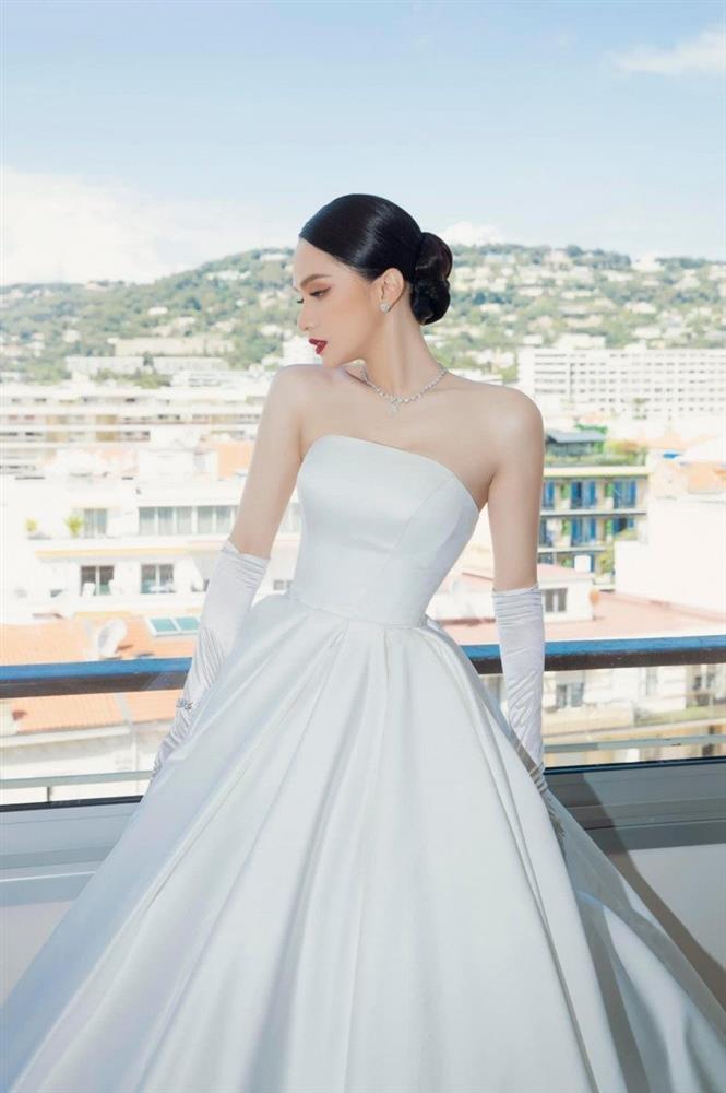 Huong Giang turns bride at Cannes Film Festival, Matt Liu's reaction causes fever-1