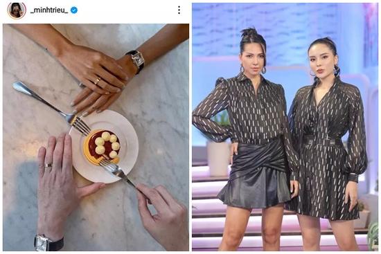 Minh Triệu đăng ảnh nhẫn đôi hẹn hò trai lạ, Kỳ Duyên nói gì?