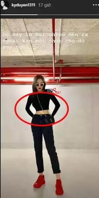 Kỳ Duyên phản dame khi bị tố hóp bụng lố cho eo bé tí-12