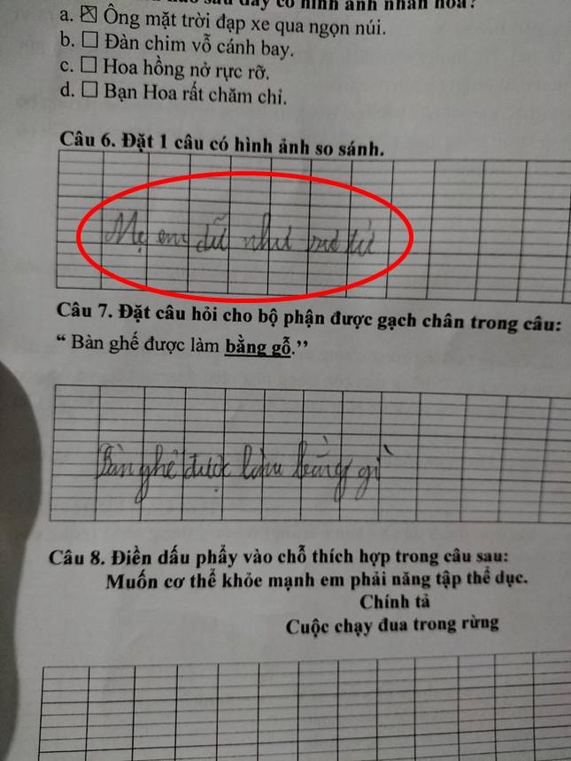 Học sinh tả mẹ như sư tử sắp vồ lấy em khiến dân mạng cười té ngã-1