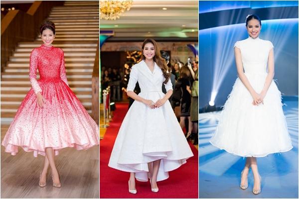 Mặc như cô dâu ở Cannes, Hương Giang bị so với Phạm Hương-15