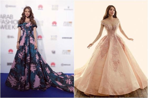 Dressed like a bride in Cannes, Huong Giang is compared to Pham Huong-16