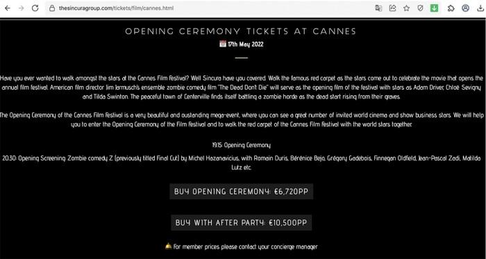 Black market tickets are rampant, only a few thousand Euros can be strutted at the Cannes Film Festival-4
