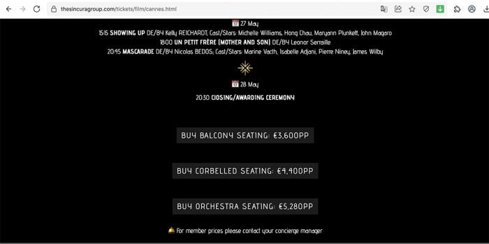 Vé chợ đen tràn lan, chỉ cần vài nghìn Euro có thể sải bước ở LHP Cannes-6