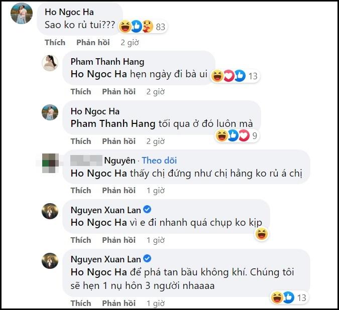 Phản ứng Hồ Ngọc Hà khi Thanh Hằng - Xuân Lan thân thiết-3