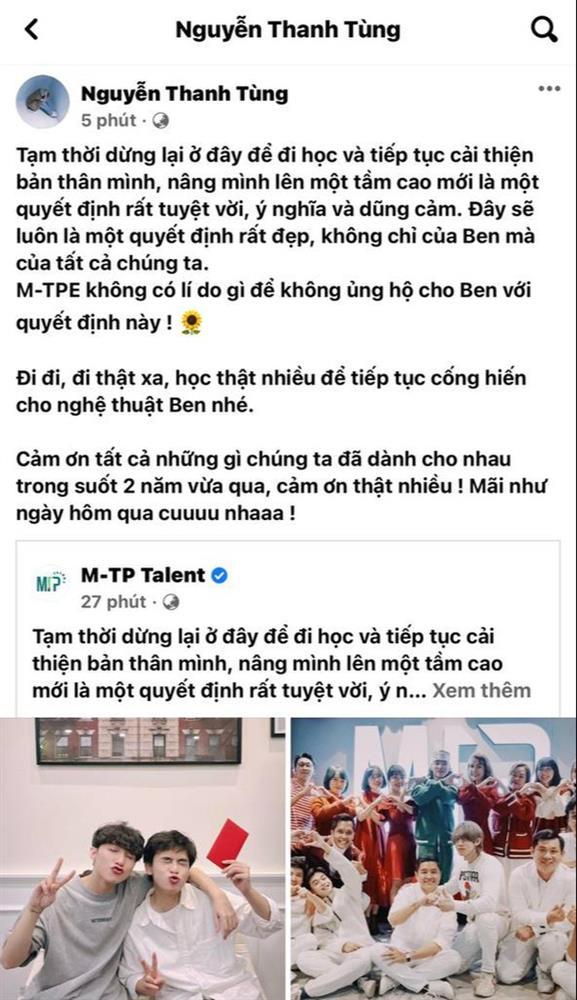 Ben Phạm rời công ty Sơn Tùng M-TP giữa lúc Chủ tịch sóng gió-3