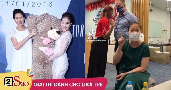 The hottest mother on social media Thuy Bi once announced that she pressed the button to fly in the color Trang Khan