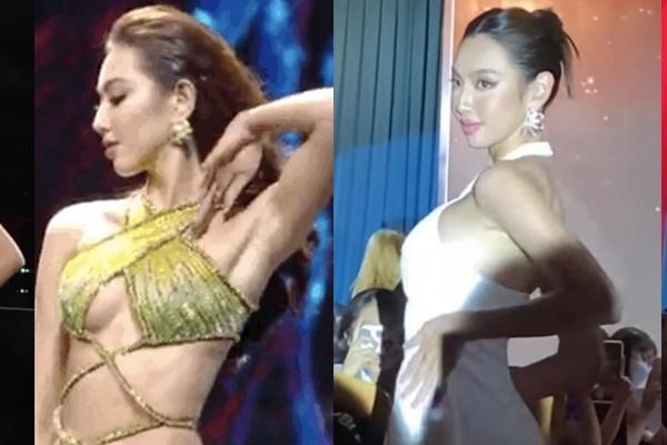 Thuy Tien first recreated the shocking evening catwalk Miss Grand