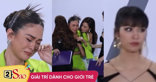 Mau Thuy burst into tears on set, everyone came to comfort except Ha Anh