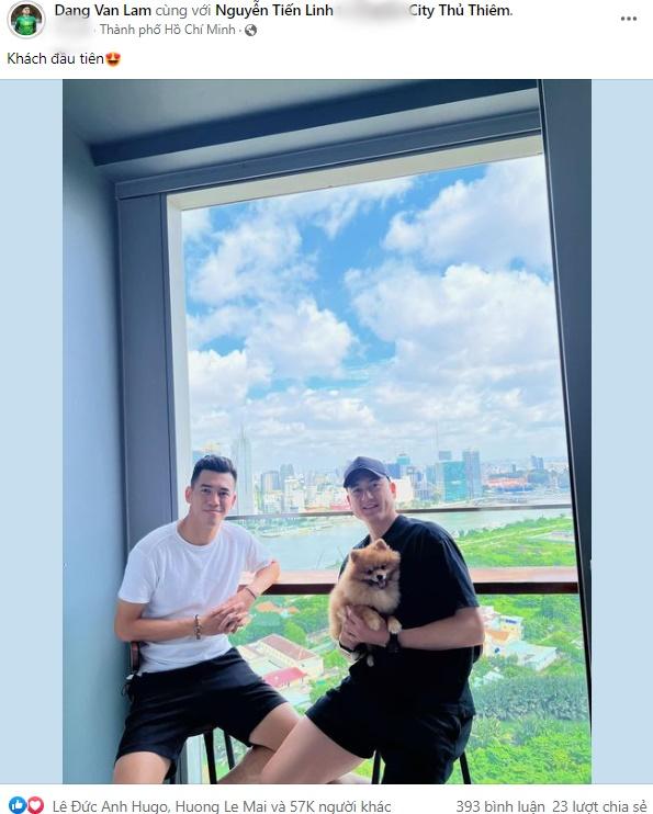 Cầu thủ số hưởng được đến thăm căn hộ bạc tỷ Đặng Văn Lâm-1