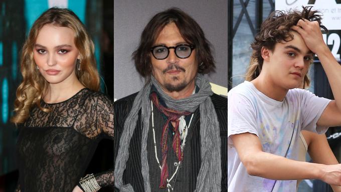 Johnny Depp có 2 người con với bạn gái cũ - diễn viên Vanessa Paradis. Tài tử 