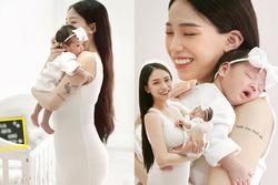 Ái nữ Minh Nhựa gây sốt show cận body sau 1 tháng sinh con
