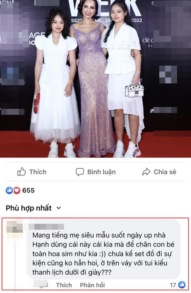 Thúy Hạnh bị chê để con chân đầy sẹo dự show thời trang-2