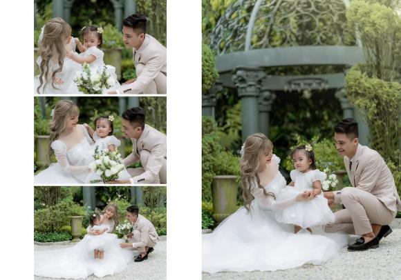 Vợ Mạc Văn Khoa tung ảnh cưới, mặt HỚN của con gái chiếm hết sóng-9