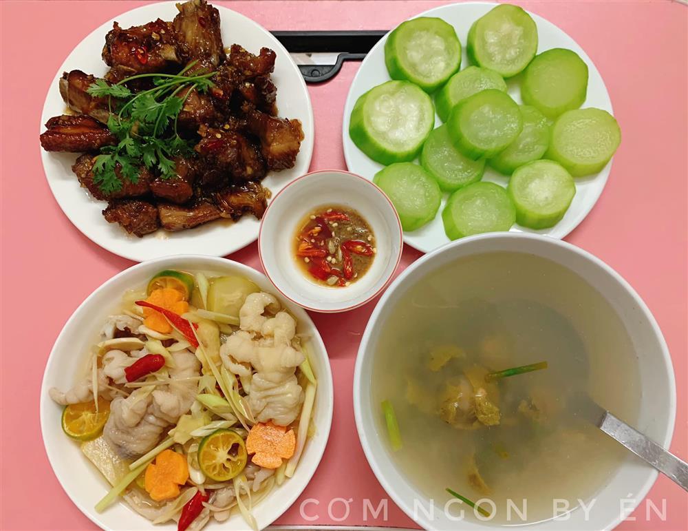 Loạt mâm cơm sinh viên chỉ dưới 80k được khen hết nước chấm-5